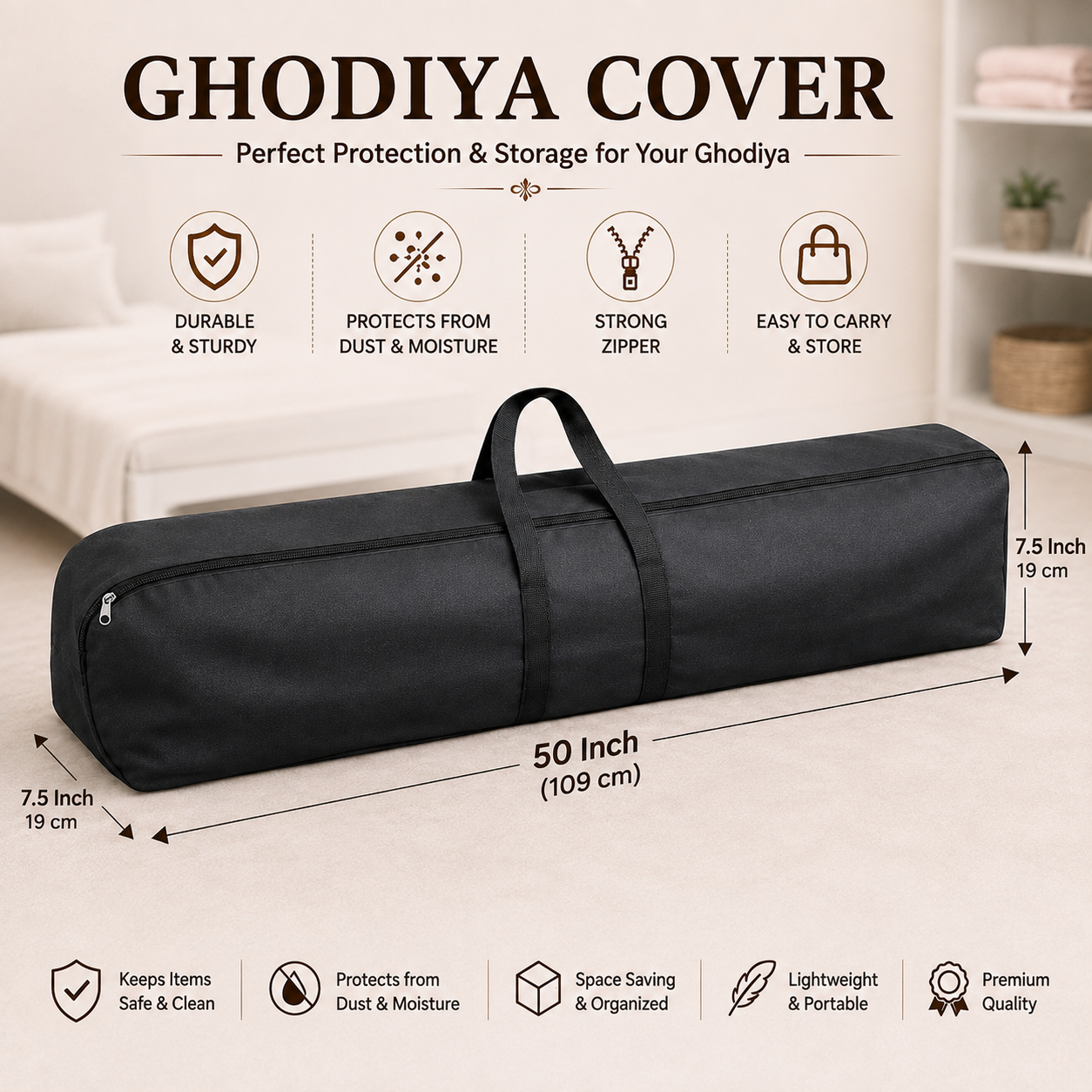 Ghodiya cover 50" Inch